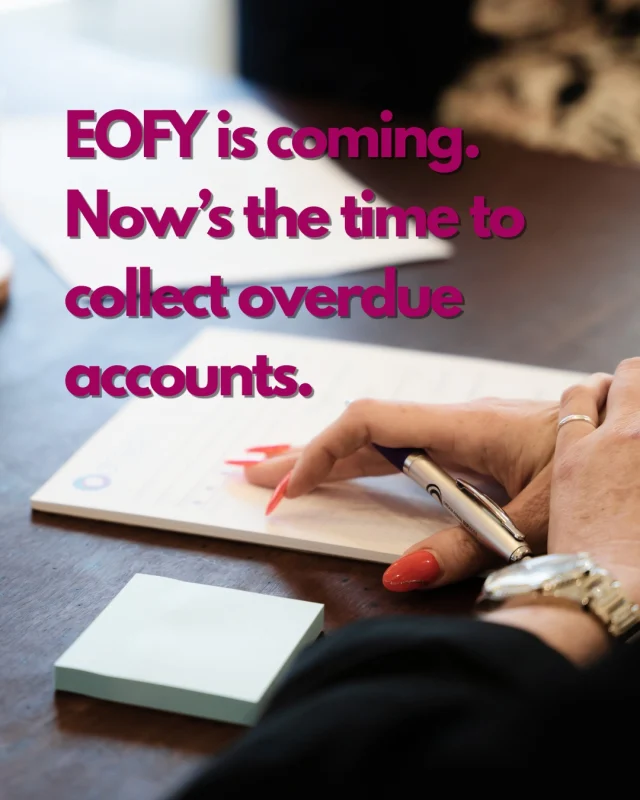 EOFY is coming, and now is the best time to get your accounts in order.Following up overdue accounts early helps improve cash flow, reduce EOFY stress, and ensure your business financials are clean and accurate.Tidy accounts mean clearer reporting, easier conversations with your accountant or bookkeeper, and fewer surprises when EOFY arrives.Getting on the front foot now gives you control instead of rushing later.Small steps today make a big difference at EOFY.Need support getting on top of overdue accounts before EOFY? Let’s talk
📞 02 4803 9022
📧 collections@pinkdoor.com.au
🔗 https://pinkdoor.com.au/#EOFYPrep #SmallBusinessAustralia #CashFlowManagement #OverdueAccounts #BusinessAdmin #EOFYReady #SMEAustralia #AccountsReceivable #DebtCollection #PinkDoor