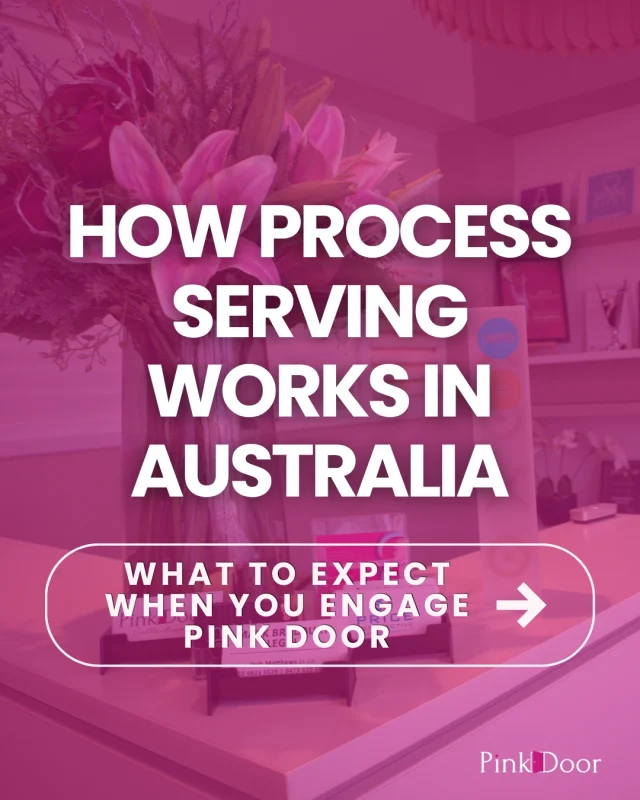 Engaging a process server doesn’t have to be complicated.With Pink Door, you’ll always know what’s happening, what comes next, and when your matter can move forward. From the moment we receive your instructions, we manage the process with care, clarity, and respect; handling the details so you don’t have to.We work with law firms, organisations, and individuals across Goulburn, the Southern Highlands, and surrounding regions, providing professional process serving that’s compliant, discreet, and dependable. Whether documents are straightforward to serve or require careful persistence, our focus is on doing the job properly and keeping you informed along the way.Clear communication. Local knowledge. A calm, professional approach.Get in touch and find out how we can support you.
📞 02 4803 9022
📧 collections@pinkdoor.com.au
🔗 https://pinkdoor.com.au/