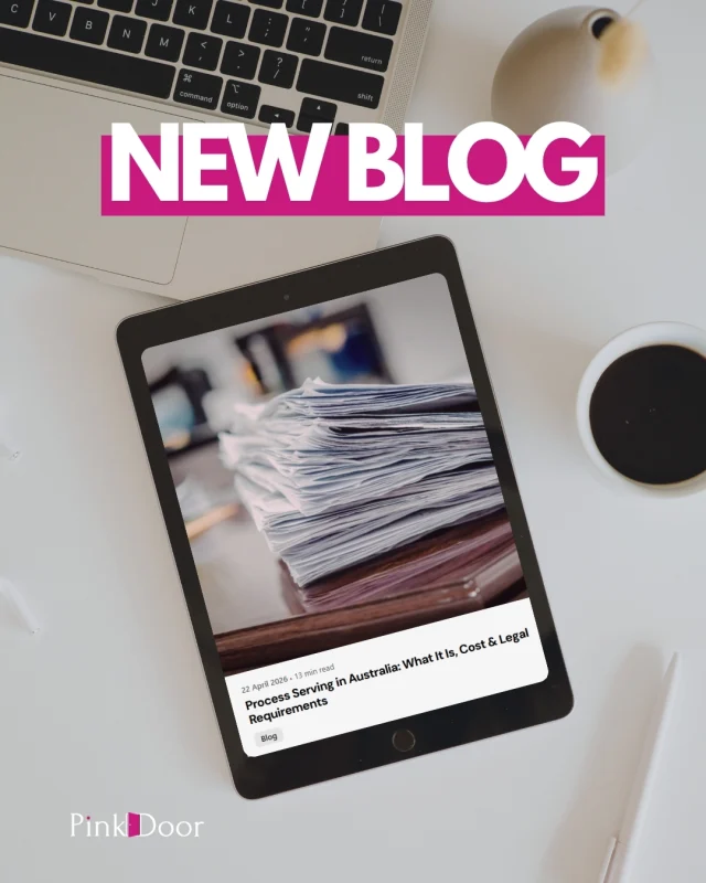 Ever wondered what a process server actually does? 👀Is it like what you see on TV… or something completely different?Our latest blog breaks it all down 👇
✔️ What process serving actually is.
✔️ Why it’s essential in Australia’s legal system.
✔️ The rules that MUST be followed.
✔️ What it really costs.Spoiler: it’s a lot more structured (and less dramatic) than you might think.If you’ve ever been curious or need to understand how it all works, this one’s worth the read.Check it out at pinkdoor.com.au the link is in our bio! 🔗#PinkDoor #LegalSupport #ProcessServer #AustralianBusiness #LegalProcess #BehindTheScenes #SmallBusinessAustralia #KnowYourRights