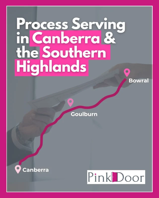 Did you know we offer process serving in Canberra & the Southern Highlands? ​

If you're looking for a professional process server to deliver court documents to an individual  or business, we can help. ​

Get in touch today to learn more about how we work and the regions we service. ​

#processserving #debtcollection #goulburnnsw