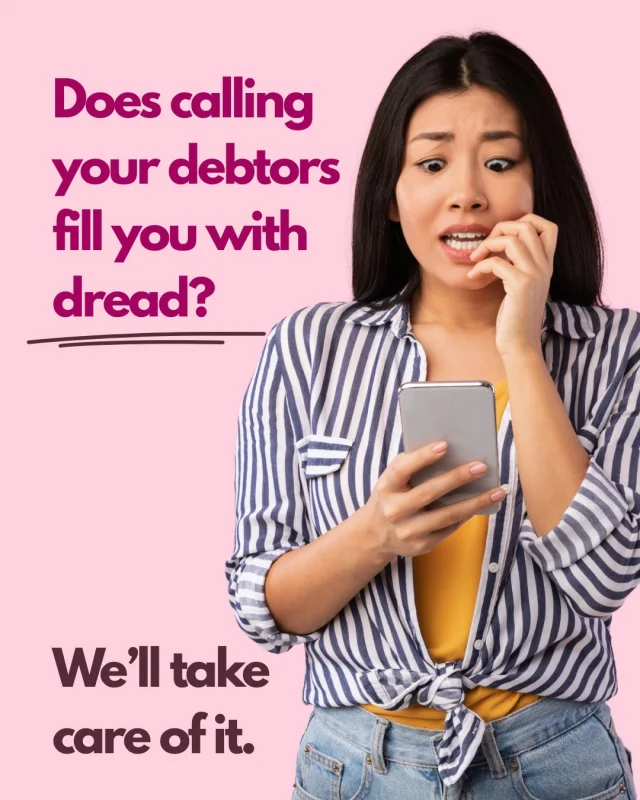 We know debt collection can feel a little icky. ​

That's why we work so hard to tackle the entire collection process for you. ​

When you work with Pink Door you'll get an experienced team that can review your debts, collect them, and partner with a legal team when needed to make sure your debts are paid.​

Contact us today for a no-obligation consultation. ​

📞 (02) 4803 9022​
✉️ collections@pinkdoor.com.au​
🌐 pinkdoor.com.au​

#debt #debtcollection #businessdebt #debtcollector