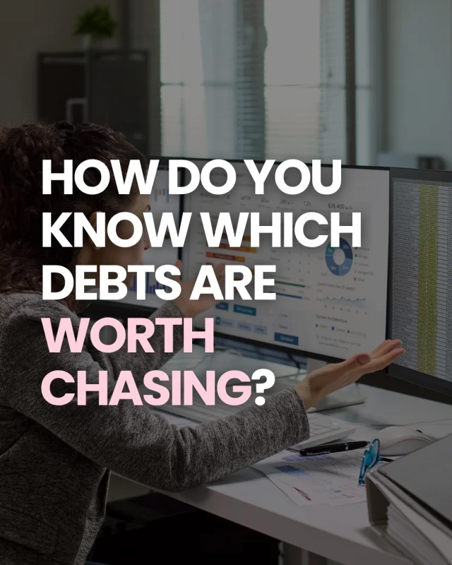 New to chasing debts? Sometimes you need an expert set of eyes to tell you which debts are worth chasing, and which aren't. ​

Our no-obligation debt review includes:​

📌 A review of all your debts​
📌 The chance for you to provide some context​
📌 Advice on which debts are worth escalating and which might have recovery issues​
📌 Plans for next steps​

The best debt recovery happens early. Contact us today to get things moving. ​

📞 (02) 4803 9022​
✉️ collections@pinkdoor.com.au​
🌐 pinkdoor.com.au​

#debt #debtcollection #businessdebt #debtreview #smallbusiness​