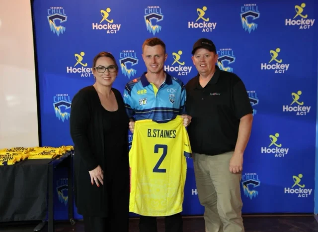 We're thrilled to announce that we are sponsoring Ben Staines from @canberrachillh1  as part of this season's Hockey One League. ​

Ben is a Goulburn local who has played field hockey alongside his twin brother, Jake, since they were young. He has played for Australia in the FIH Indoor World Cup, and the Men's FIH Pro League,  and has been a member of the Canberra Chill team since 2019. ​

Earlier this year Ben was awarded The Olympians Medallist, the Best and Fairest from across the Perth club season. He went on to score the first goal in the opening round of the men's Hockey One season earlier this month. ​

We can't wait to see Ben smash it over the rest of the season. ​

#HockeyOne #Aussiehocky #BenStaines​