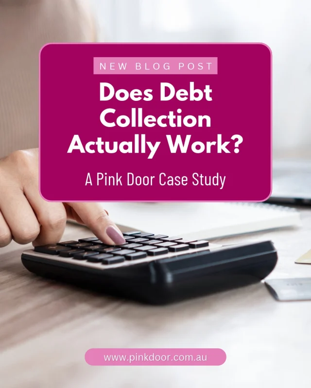 Does debt recovery actually work? Is engaging a debt collection agency worth it? Will debt collectors really help my business? ​

We understand that engaging a debt collection agency can feel daunting. That's why we've prepared a case study of one of our clients, taking you through the challenge, the steps we took, and the final outcome. ​

Read all about it on our blog - link in bio. 

Want the same great results? Contact us today​

📞 (02) 4803 9022​
✉️ collections@pinkdoor.com.au​
🌐 pinkdoor.com.au​

#debt #debtcollection #businessdebt #debtcollector